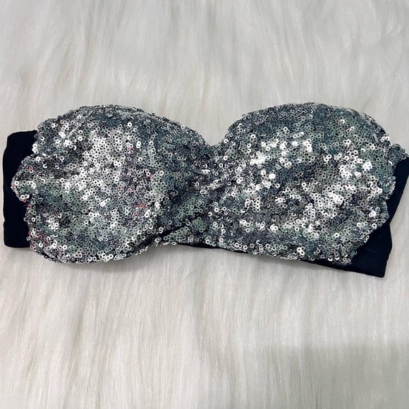 tally weijl Tops - Shimmer tube top cum blouse